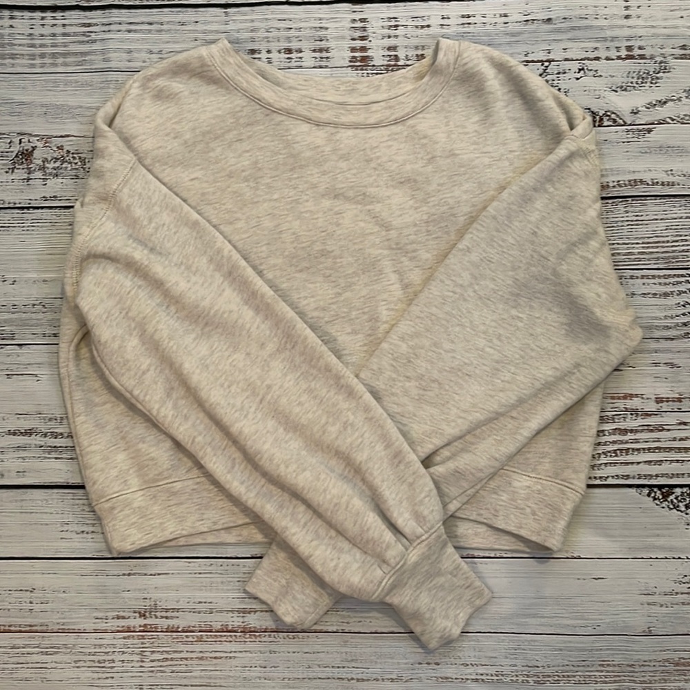 Cropped Cream Sweater